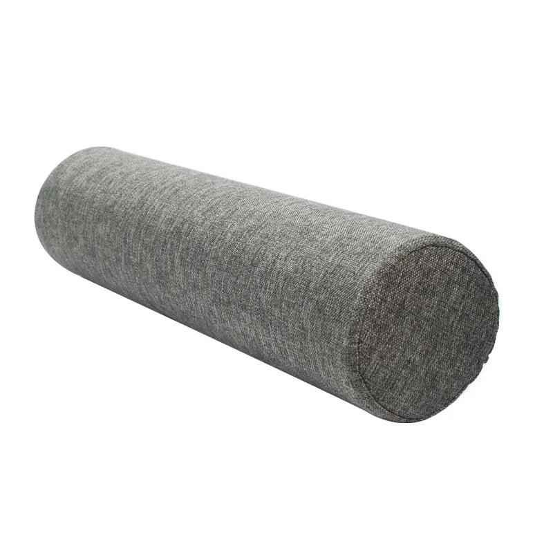 coussin rond mousse mémoire forme ergonomique support lombaire literie moderne
