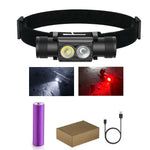 lampe torche led rechargeable camping chasse pêche noir vert rouge modulaire