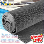 tapis sol salle bain drainage rapide anti dérapant pvc moderne noir rouge vert grille