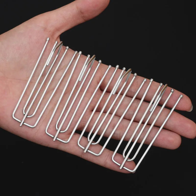 crochets rideau métal argenté moderne clips plissés 7cm résistants 100pcsiauxiliary