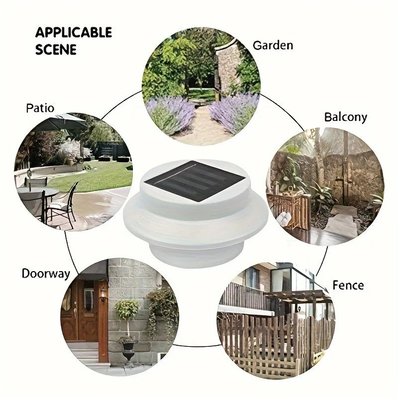 lampe solaire extérieure led blanc moderne facile autoénergie abs clips patio jardin