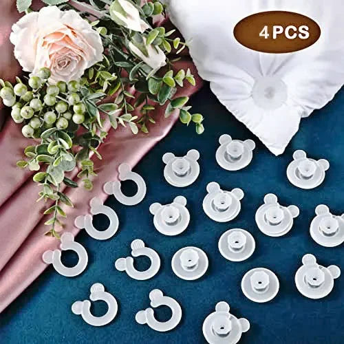 clips literie blanc moderne durable plastique fixations couettes support couvertures