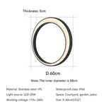 lampe murale extérieure moderne ip65 led blanc noir résistante eau 110v 240v