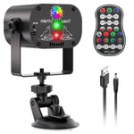 projecteur laser noir dauphins soleil moderne télécommande câble usb suction scène dj