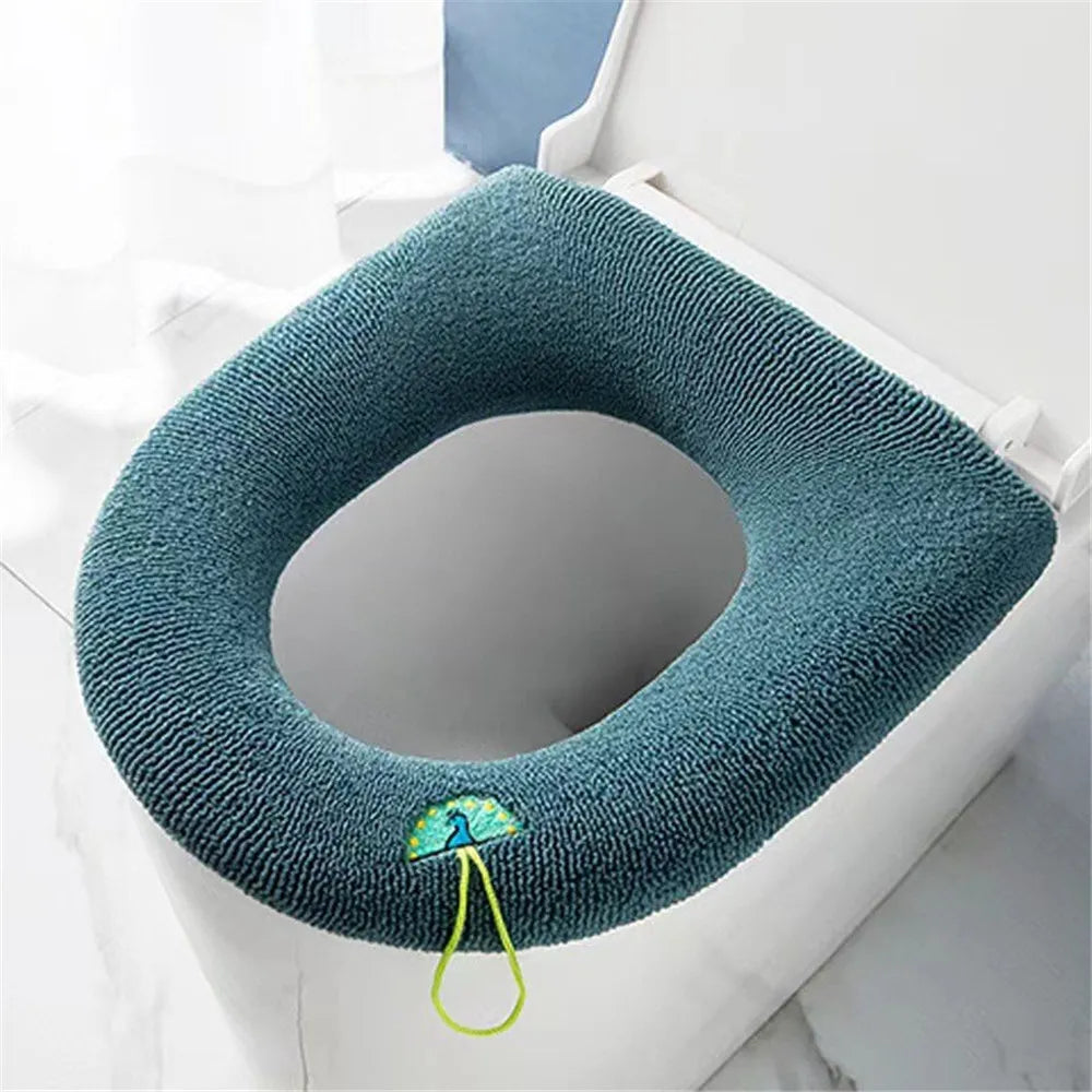 couvre siège toilette panda motif gris doux microfibre moderne respectueux environnement