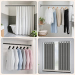 tige douche ajustable moderne blanc noir gris lisse ronde opaques variante longueur