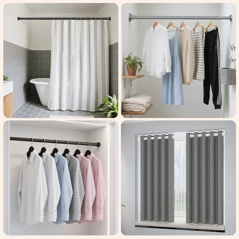 tige douche ajustable moderne blanc noir gris lisse ronde opaques variante longueur