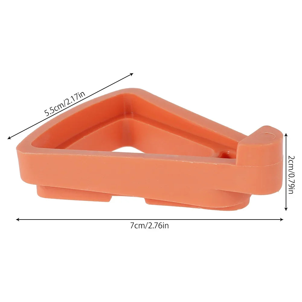 supports pot fleur noir orange clips modernes pots fleur fixations