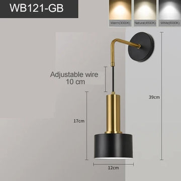 lampe suspension or noir moderne éclairage chambre coucher salle manger fixée mur ampoules led