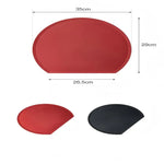 planches découpe rouge noire moderne adhésive couteau cuisine silicone flexible