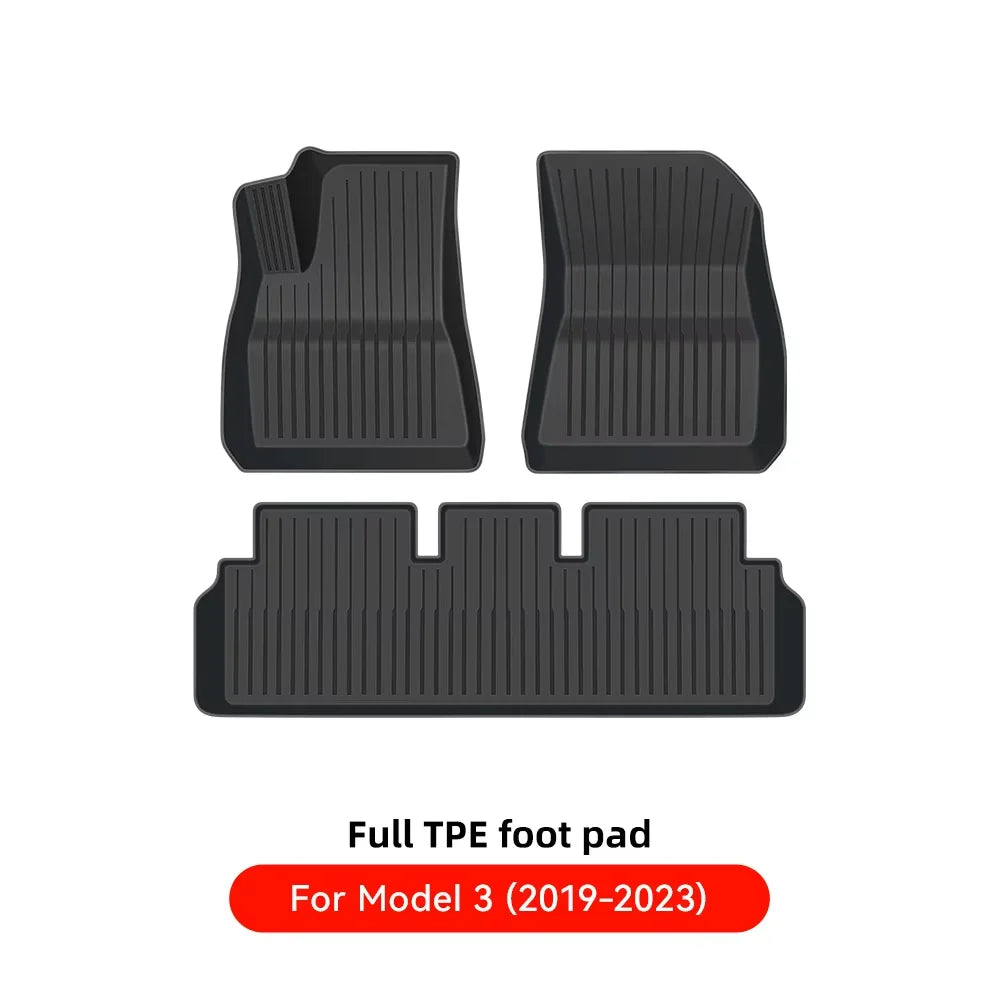 tapis sol voiture noir rayures horizontales minimaliste anti dérapant boucle spécifique imperméable intérieur auto
