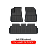 tapis sol voiture noir rayures horizontales minimaliste anti dérapant boucle spécifique imperméable intérieur auto