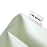 boîte rangement transparente moderne adhésif étiquette sundries sorting tag stockage armoire flexible gripper clip