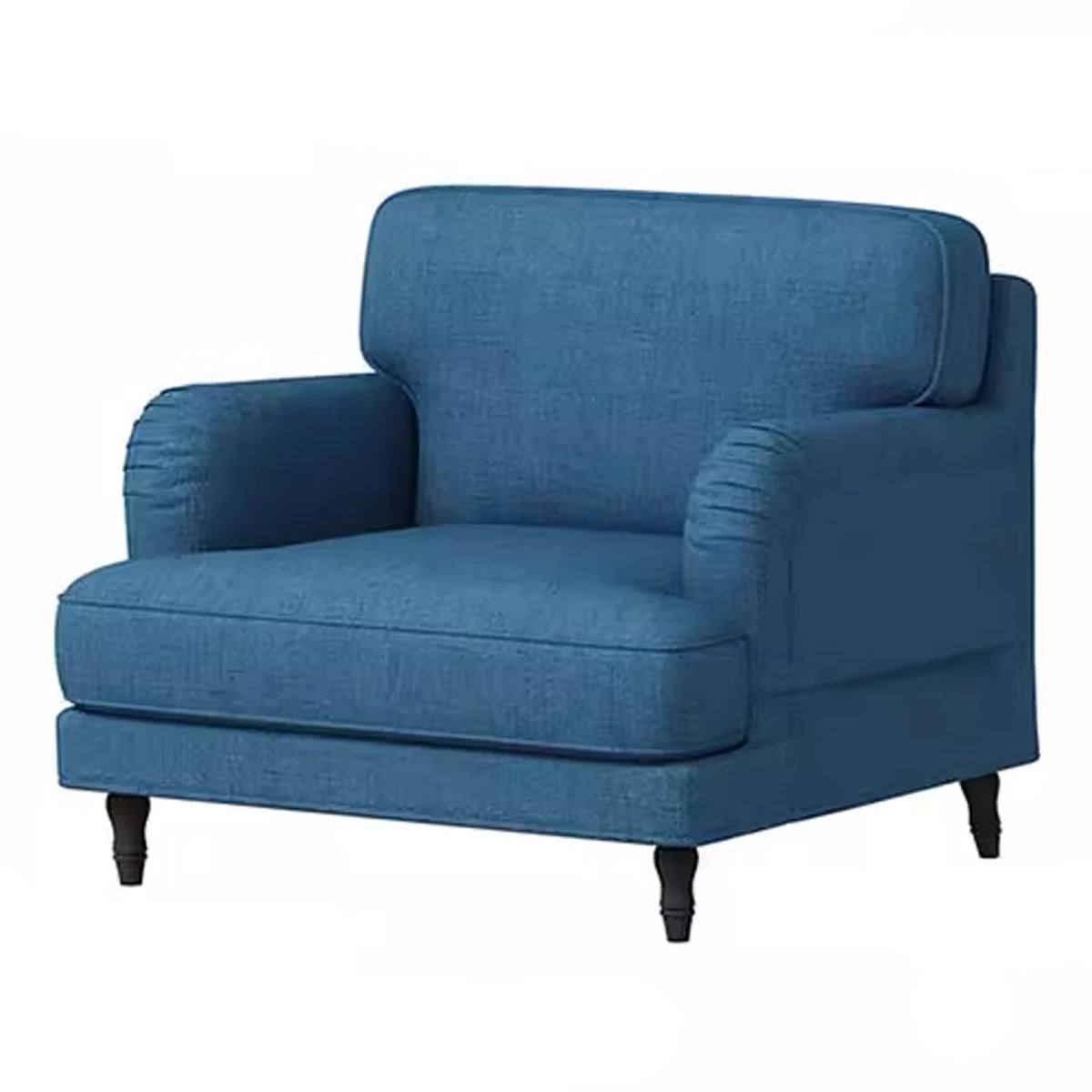 fauteuil bleu vert toile corduroy moderne housse polyester machine pieds accueil printemps été