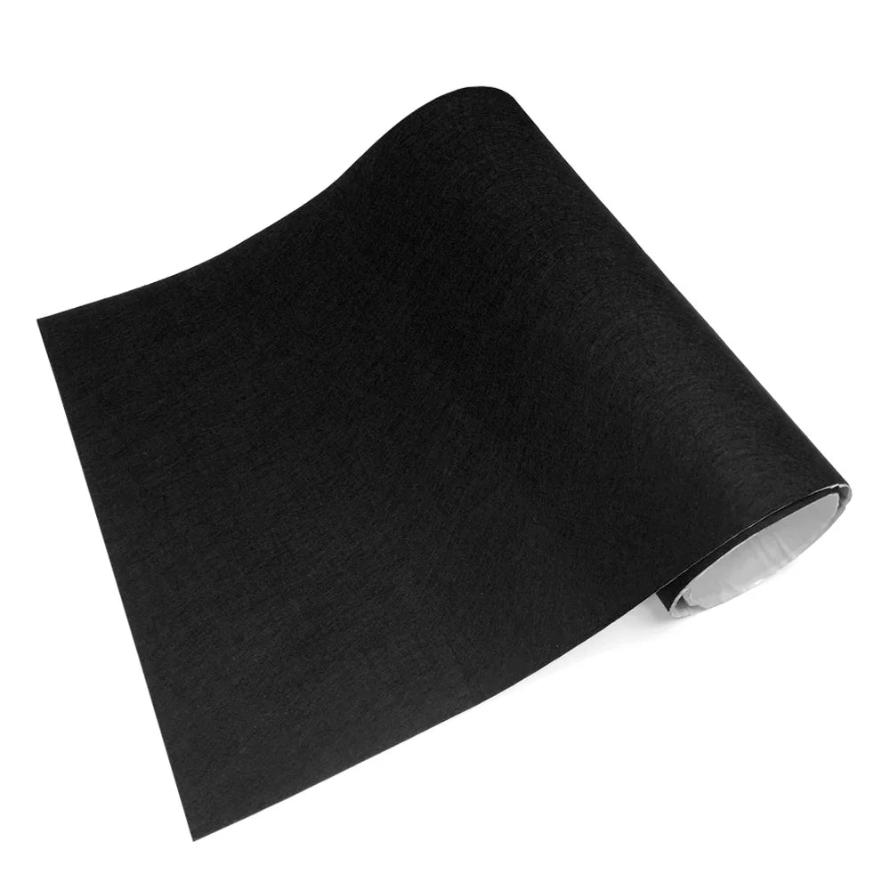 tapis silencieux feutre autoadhésif isolation son maison noir gris absorbant