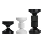 support fixation mural moderne eyelets vis noir blanc rond lisse