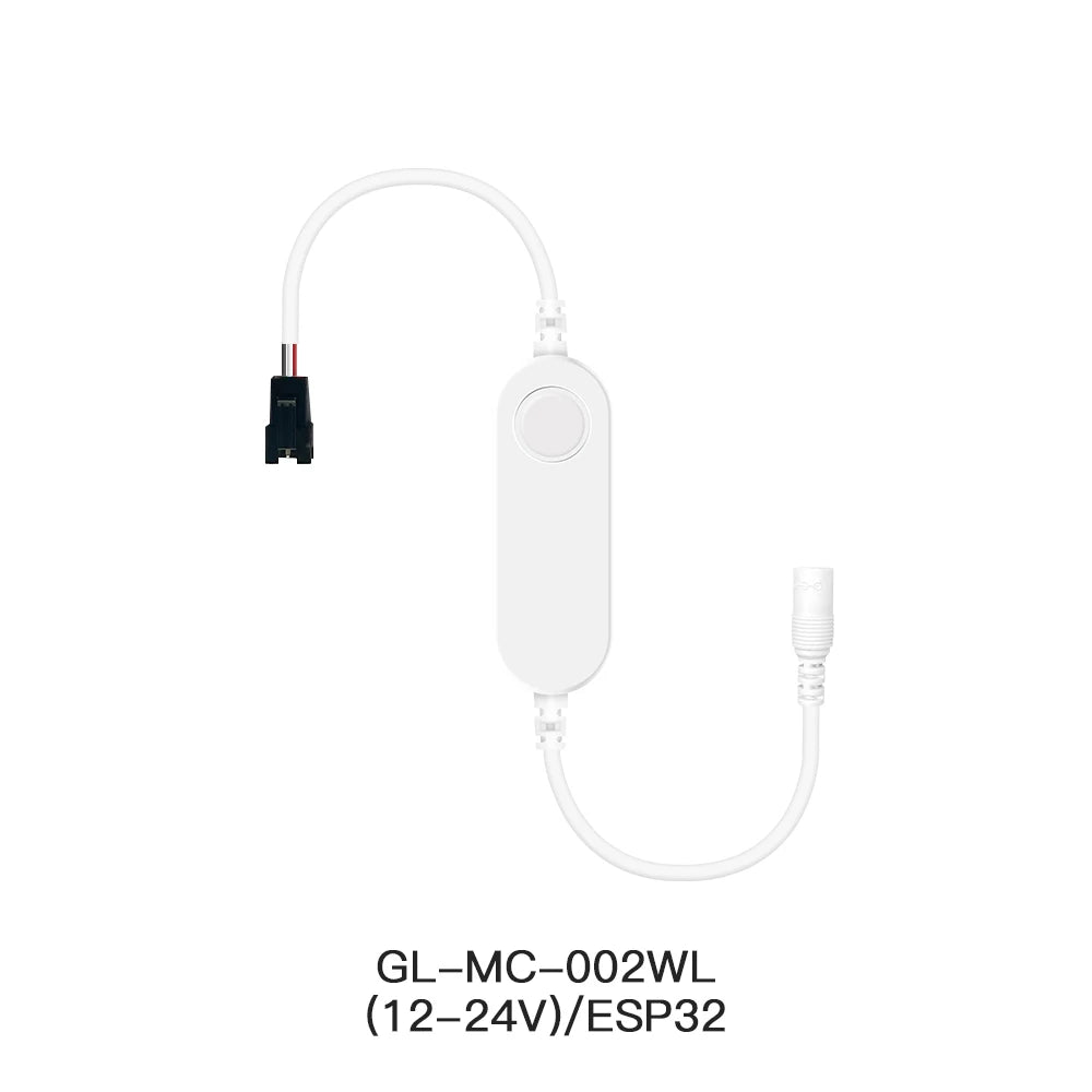 contrôleur led esp32 wled ws2811 ws2812 ws2815 sk6812 rgb usb 12v 24v microphone app
