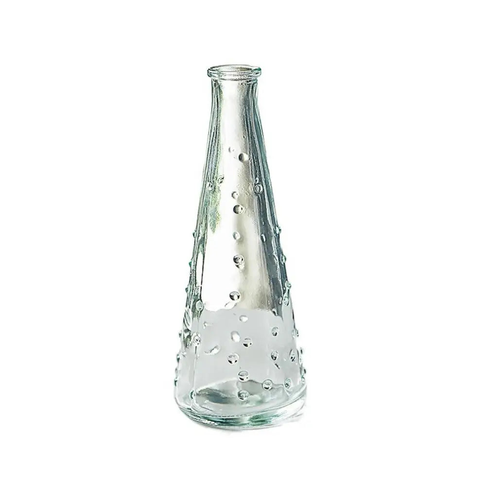 vase transparent gravé classique décoration intérieure plante hydroponique maison festive