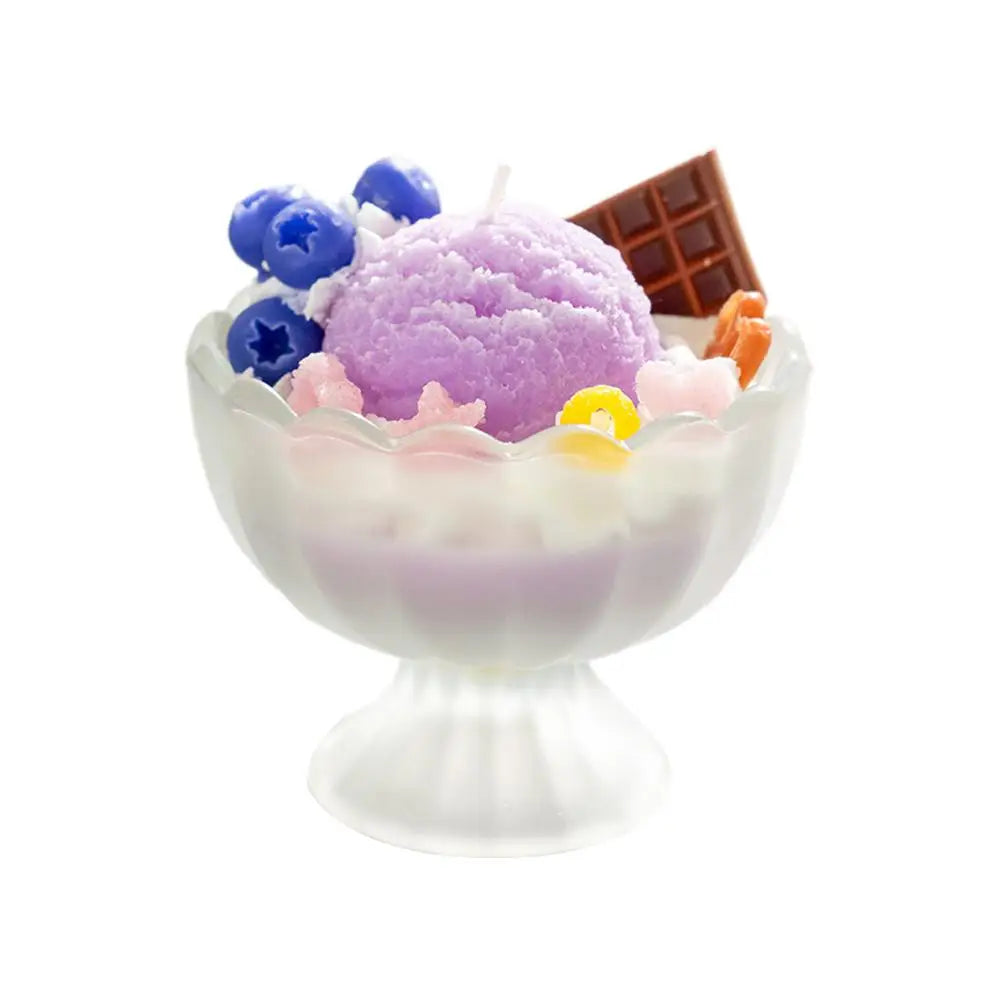 bougie parfumée fruits myrtilles citron noix coco framboise moderne créative verte violette jaune rose