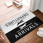 tapis moderne avions lettres bienvenue départures antidérapant résistant extérieur salon