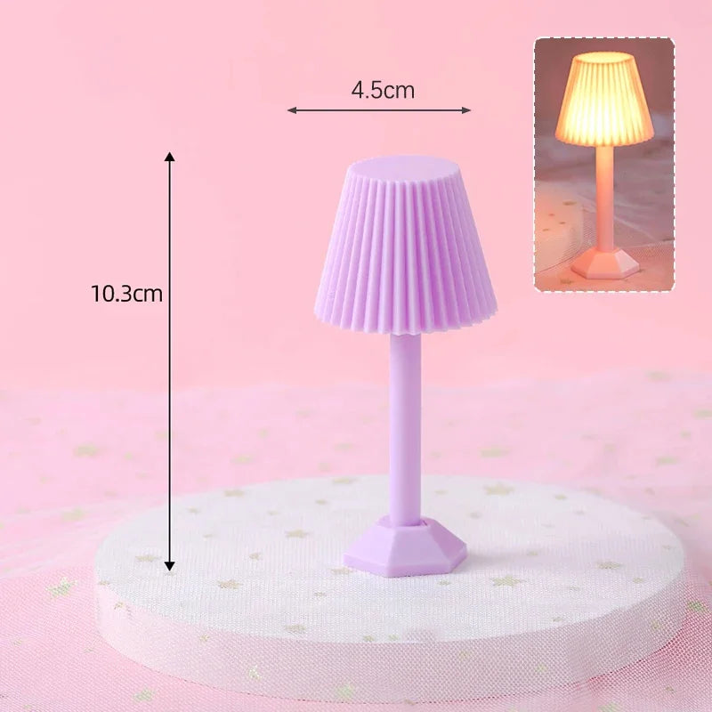 lampe table moderne plissée rouge bleu rose violet lumière cactus fleur chambre enfants