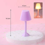 lampe table moderne plissée rouge bleu rose violet lumière cactus fleur chambre enfants