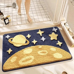 tapis sol décoratif mignon motif cartoon animaux fleurs doux absorbant salle bain maison