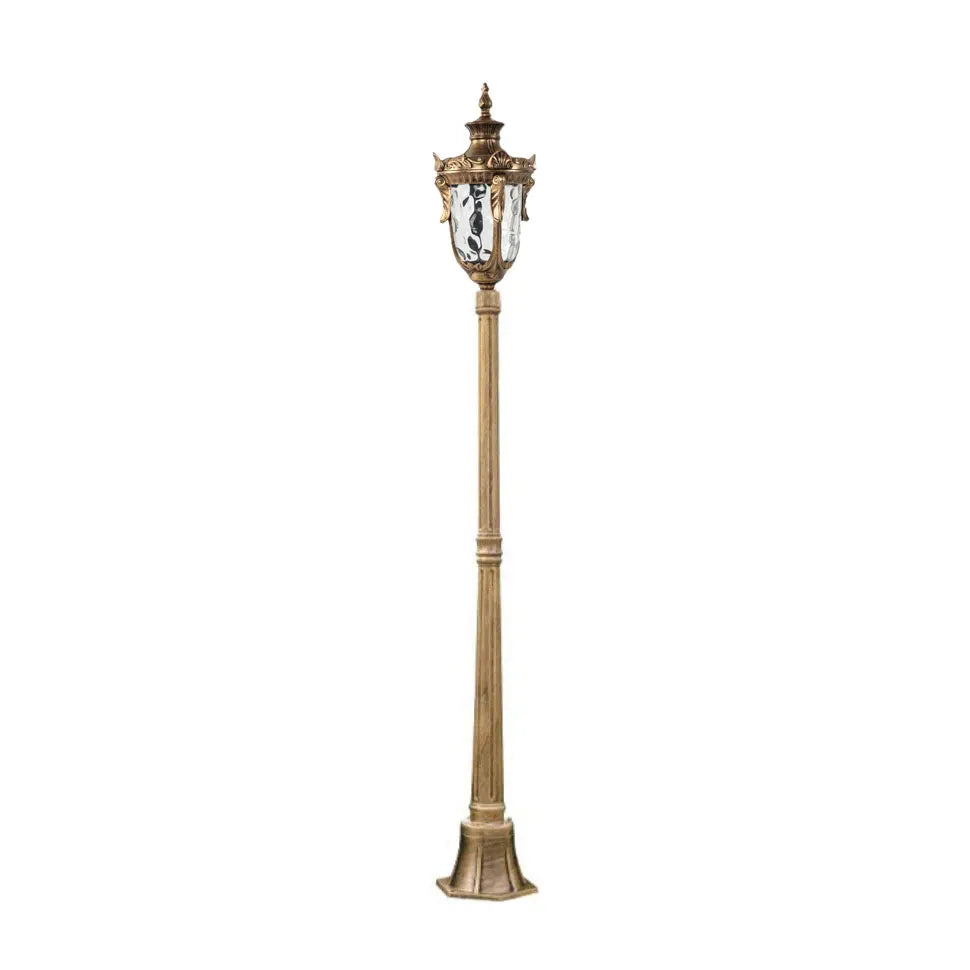 lampe rue or noir classique éclairage extérieur ip65 led ac 85265v