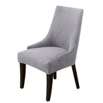 housse chaise beige motif feuilles texture douce moderne adhésif élastique large anti taches polyester