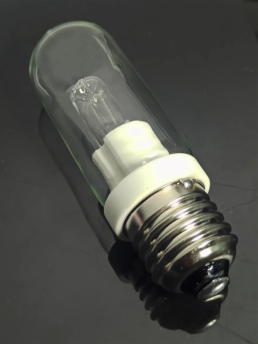 ampoule halogène e27 haute temperature antidéflagrante transparente blanc classique 150w tungstène isolation