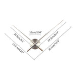 horloge murale moderne mécanisme aiguille métal doré argenté minimaliste nature morte