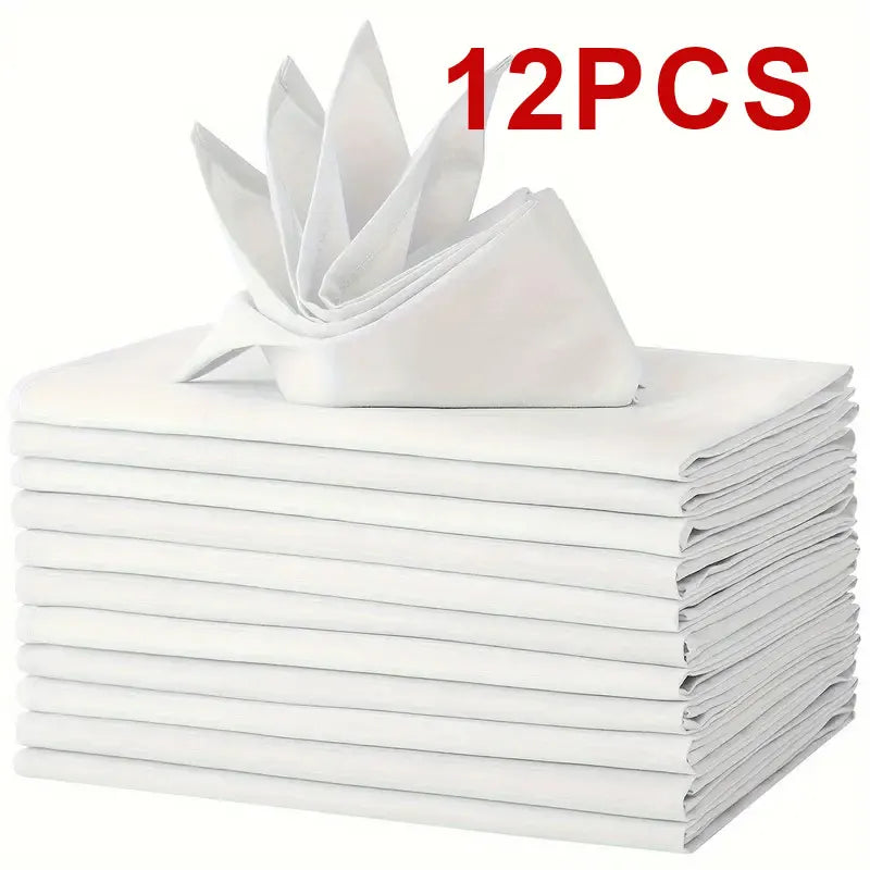 serviette table noël rouge vert coton décor cuisine salle manger pliable 40x40cm classique