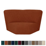 couvre siege angle marron rayures horizontales moderne elastique adhésif polyester jacquard machine linge automne