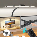 lampe led noir moderne flexible bras ajustable clip facile contrôle tactile