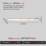 lampes led plafonnier modernes minimalistes encastrables cuisine salle bain nuage noir blanc