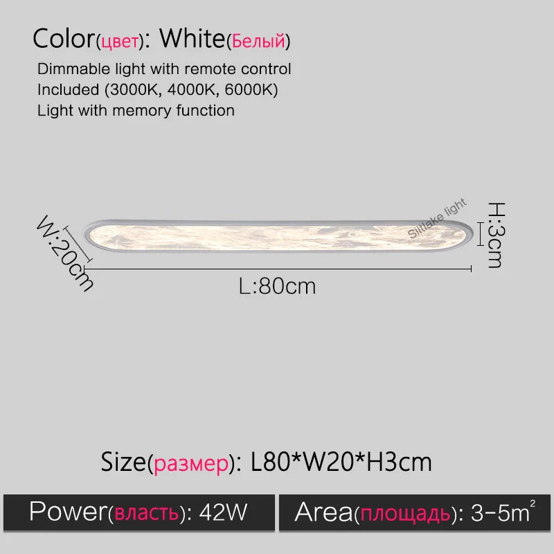 lampes led plafonnier modernes minimalistes encastrables cuisine salle bain nuage noir blanc