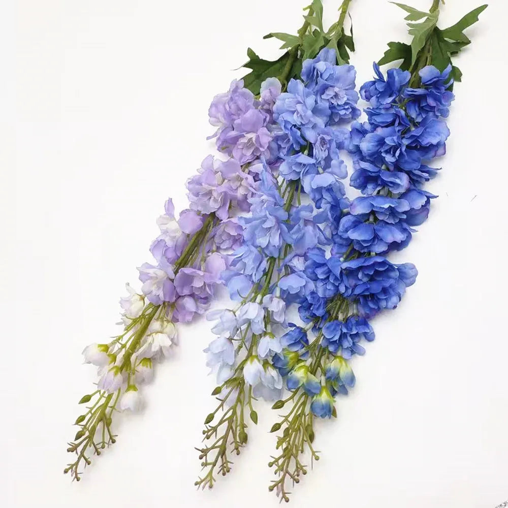 guirlande fleurs artificielles bleu rose blanc violet modernes intérieur décoration mariage baby shower