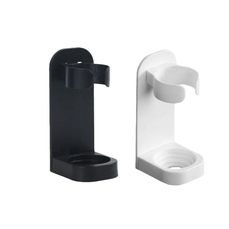 support mural brosse dents électrique adhésif blanc rose noir moderne minimaliste 24 35mm