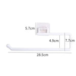 porte serviettes blanc adhésif moderne acier inoxydable fixe mural salle bain 65g