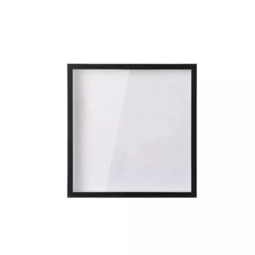 cadre mural contemporain noir blanc bois clips transparent simple 15 20 29 cm souvenirs