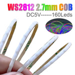 ruban led cob blanc multicolore 160leds adhésif double face moderne mince 5v rgbic
