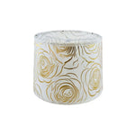 abat jour moderne toile doré lin beige blanc bleu marine or nordique décoration maison