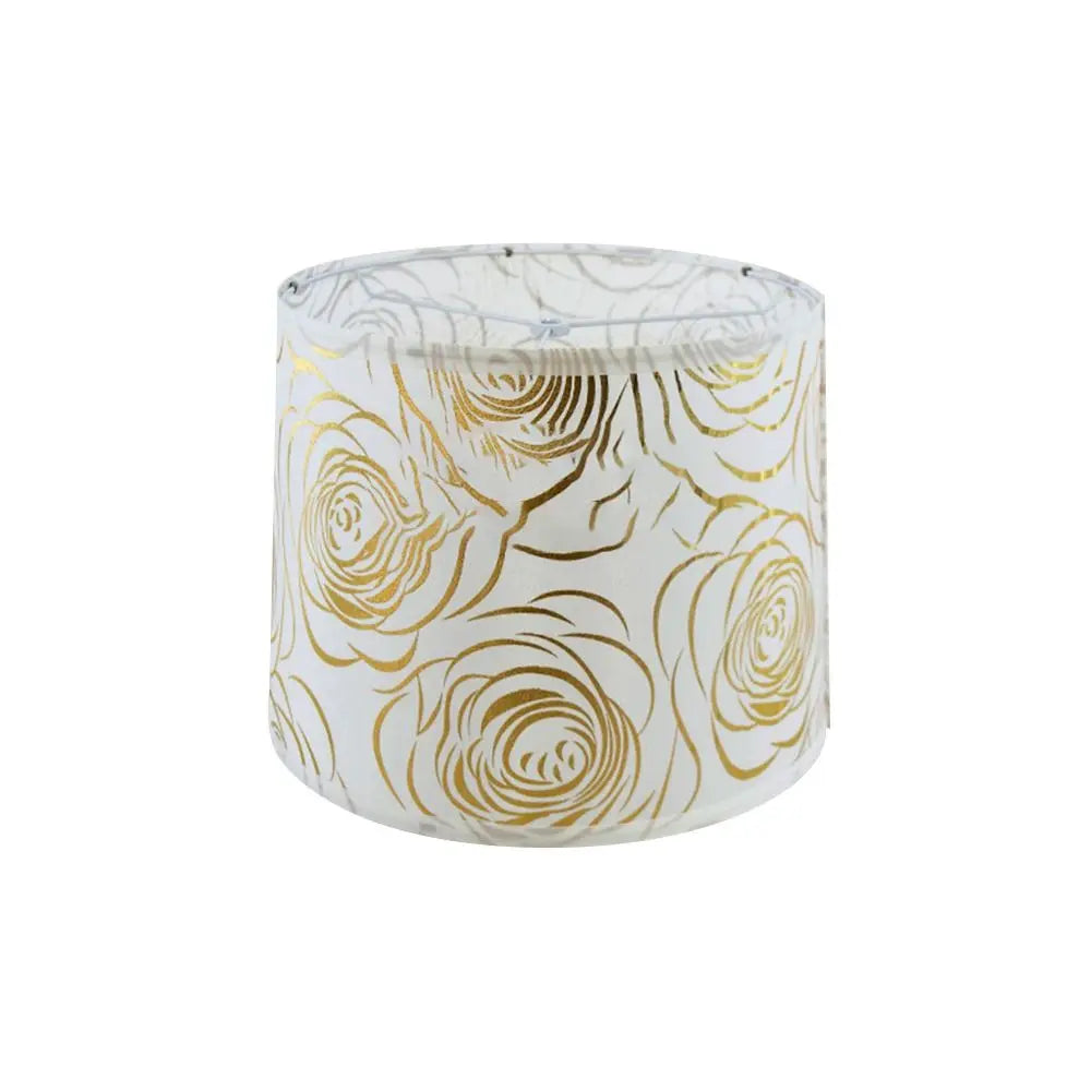 abat jour moderne toile doré lin beige blanc bleu marine or nordique décoration maison