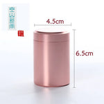 boîte thé or argent moderne minimaliste 70ml métallique brillante portablescrição