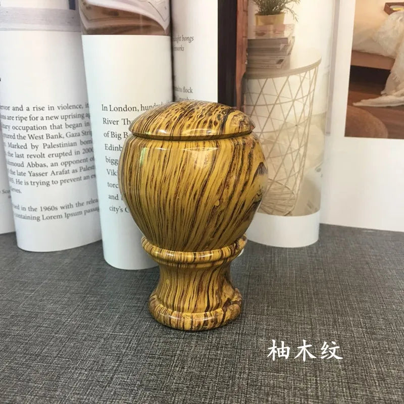 Tête de tringle à rideau en imitation bois couleur blanc