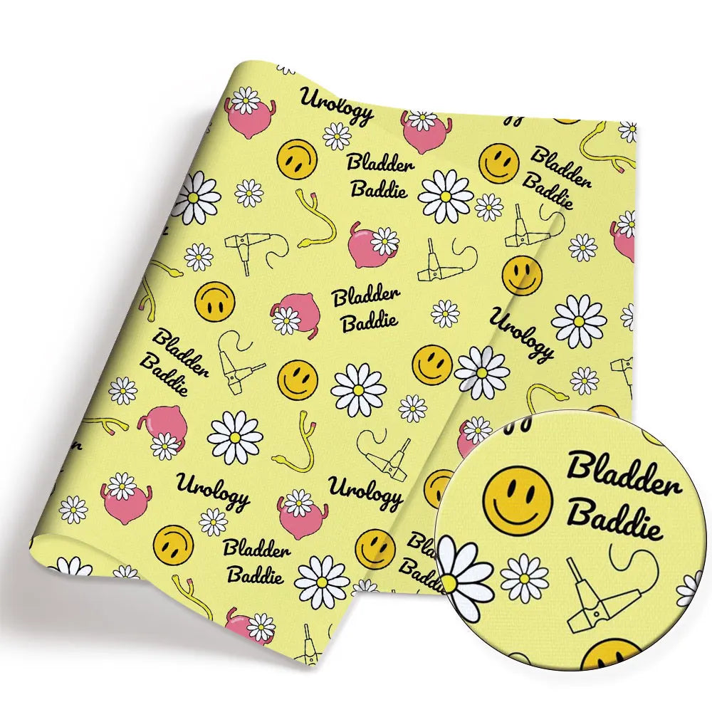 serviettes bohèmes imprimées smileys enfants violet jaune bleu clair coton polyester