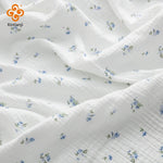 tissu coton fleurs roses légères bricolage serviettes enfants doux classique opaques