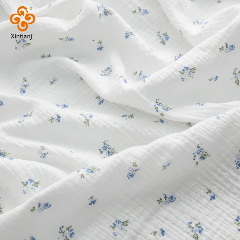 tissu coton fleurs roses légères bricolage serviettes enfants doux classique opaques