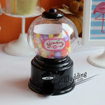 distributeur bonbons transparent classique rose jaune vert bleu noir blanc vintage