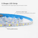 ruban led flexible adhésif blanc chaud froid 60 led moderne éclairage décorationintérieur salon
